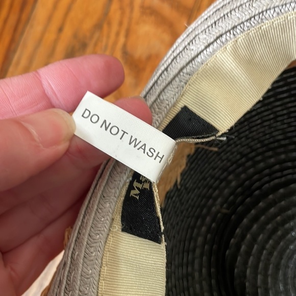 Magid hat fedora 100% paper natural black fringe edge - Picture 7 of 7